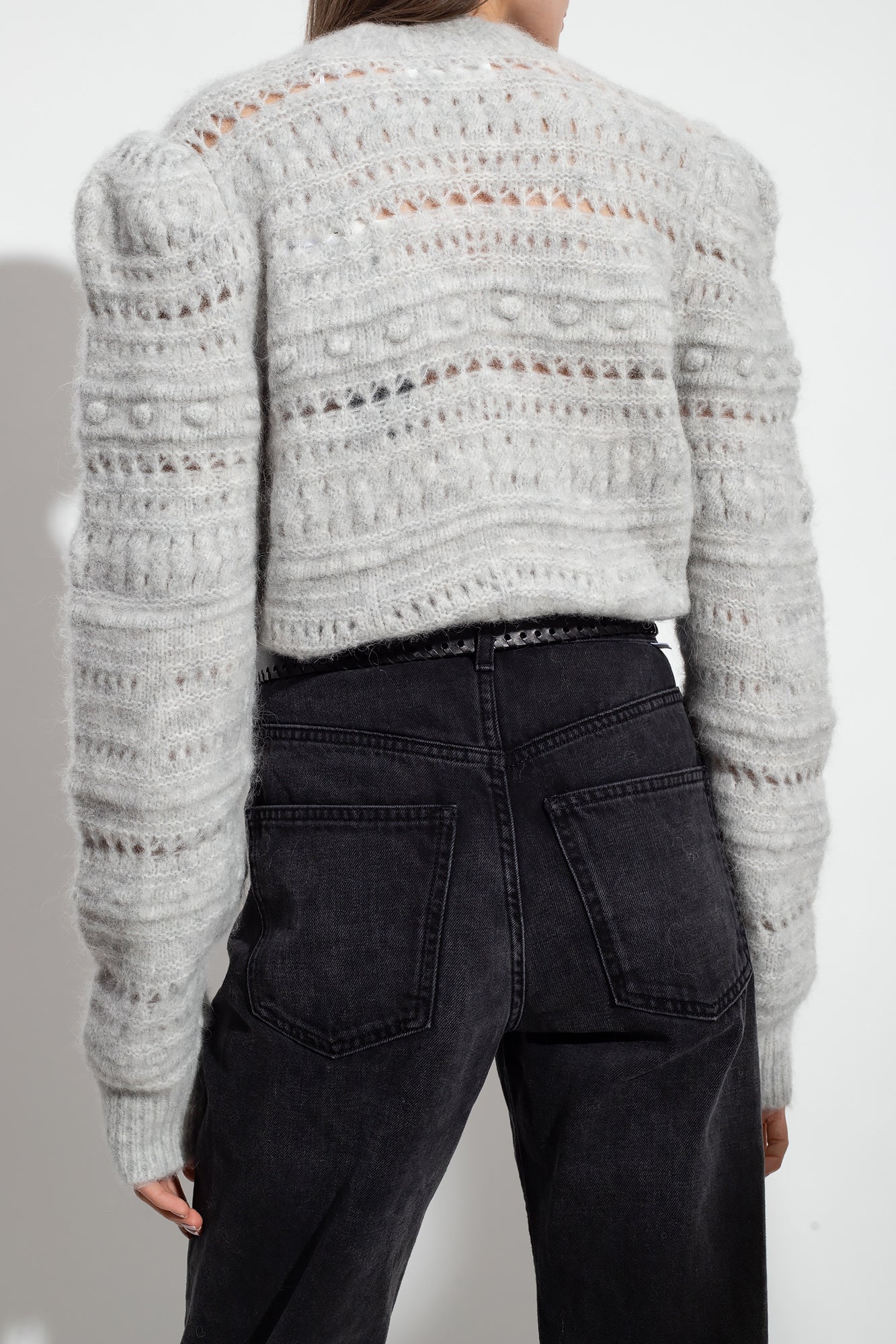 Isabel Marant Etoile Grey Adleri Sweater, SIZE 36