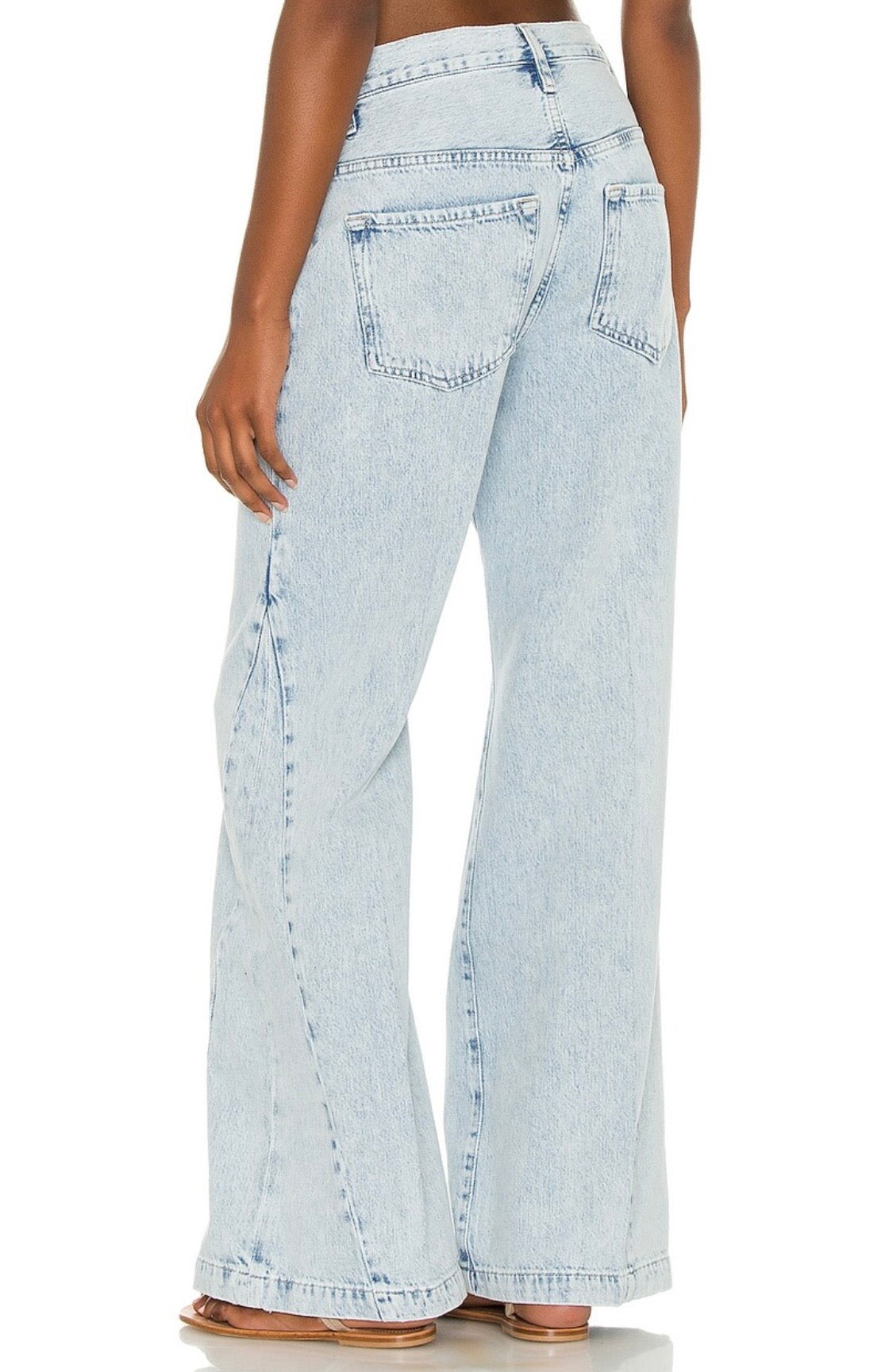 Frame LEbaggy Palazzo Jeans, size 26