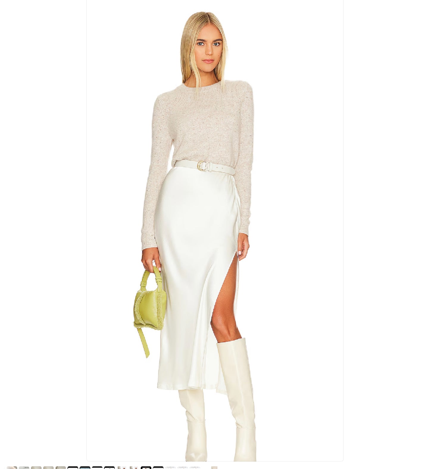 Autumn Cashmere Fringed Sweater, Xsmall