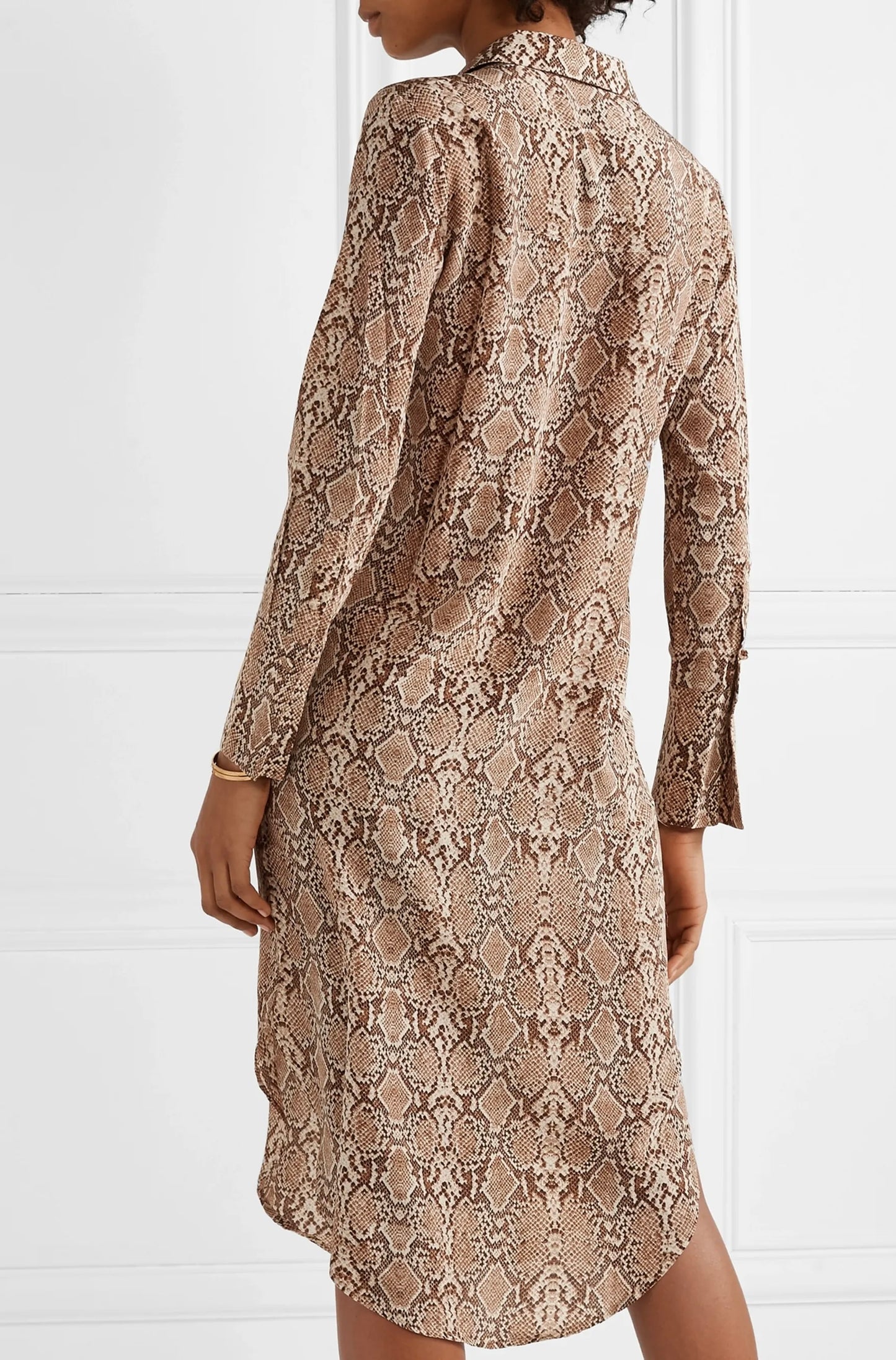 Anine Bing Chelsea Dress Python, Medium