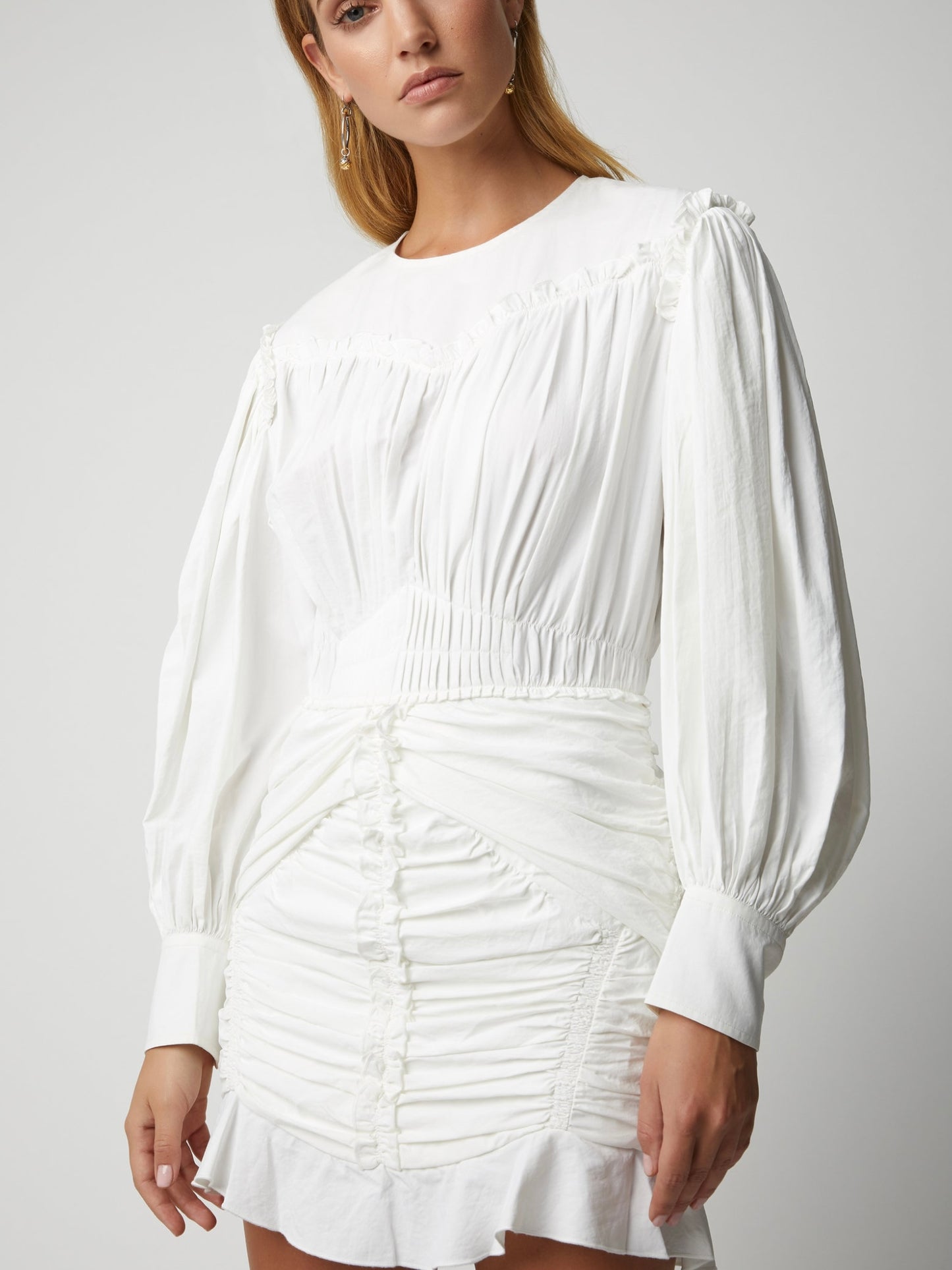 Isabel Marant White Unice Dress,SIZE 36