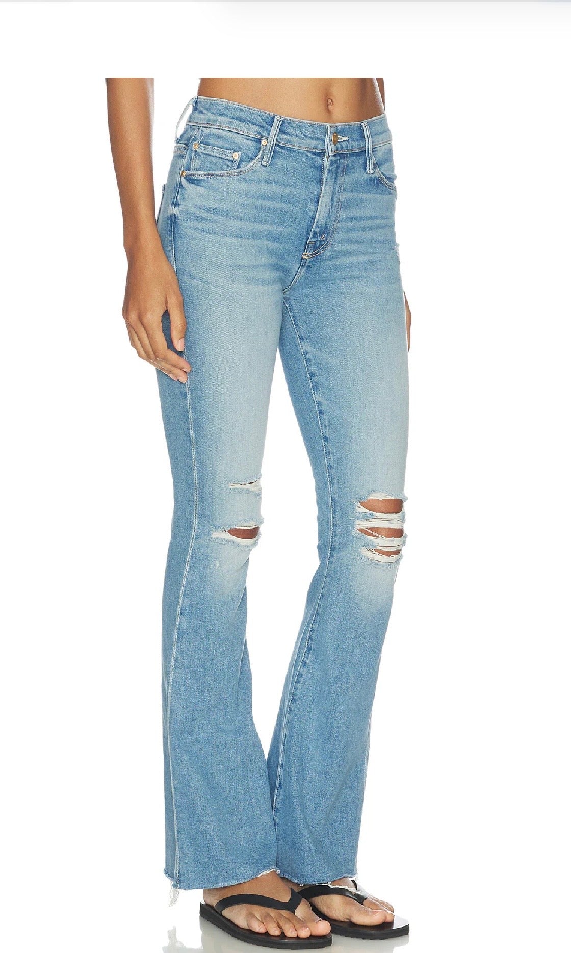MOTHER The Weekend Fray Jeans, Size 25