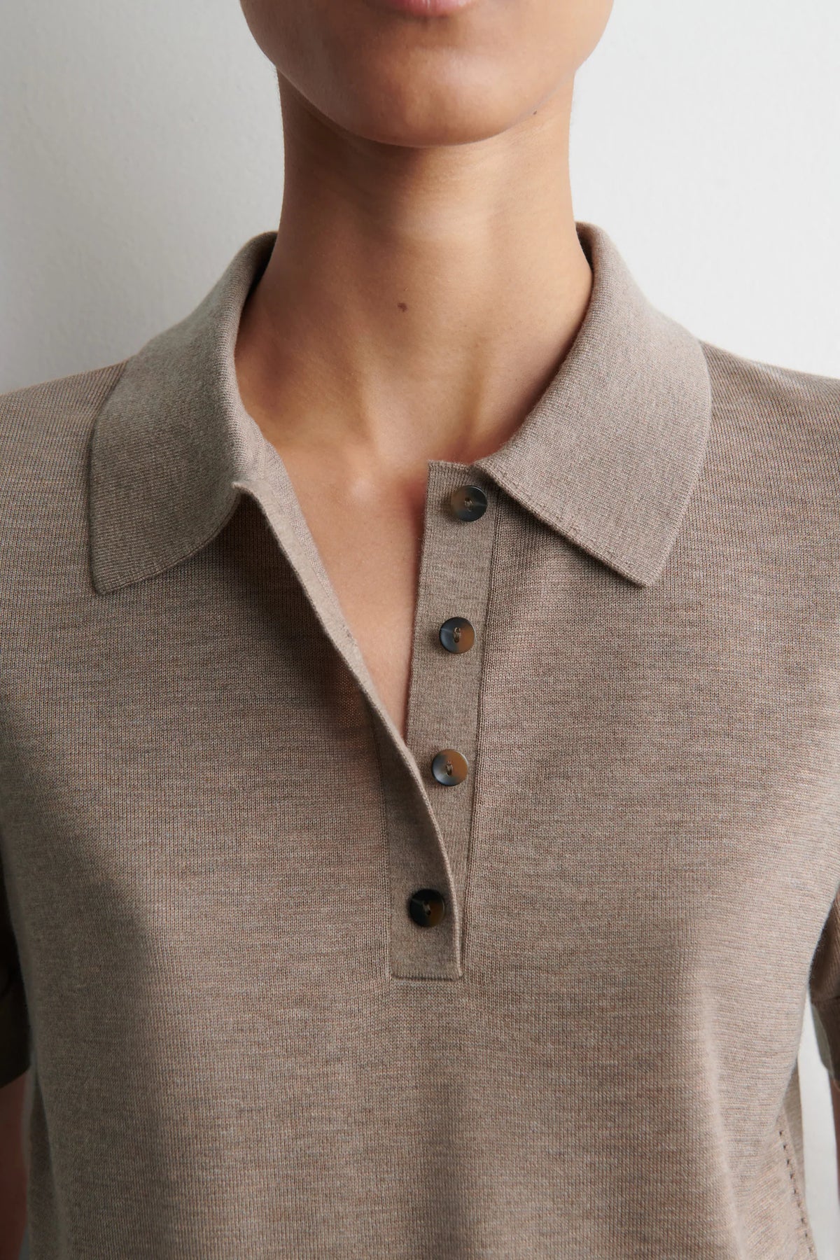 COS Shrunken classic polo shirt, Small