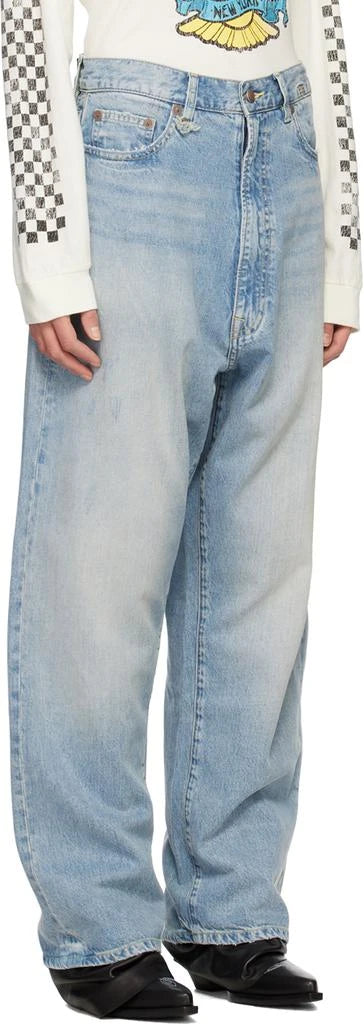 R13 Venti Jeans in Haven Blue, Size 26