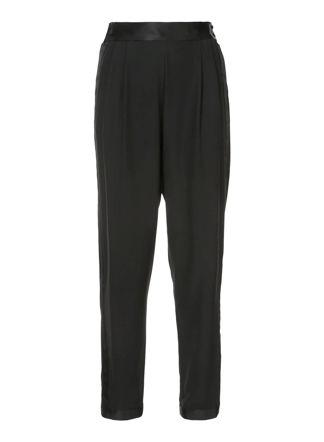 FLEUR DUMAL NWT SILK Pleated Tuxedo Pant, SIZE 4