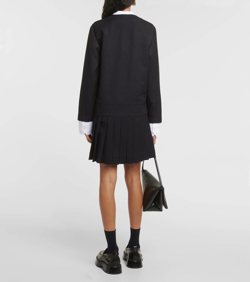 Plan C WOOL & Cotton shirt dress, Medium ￼