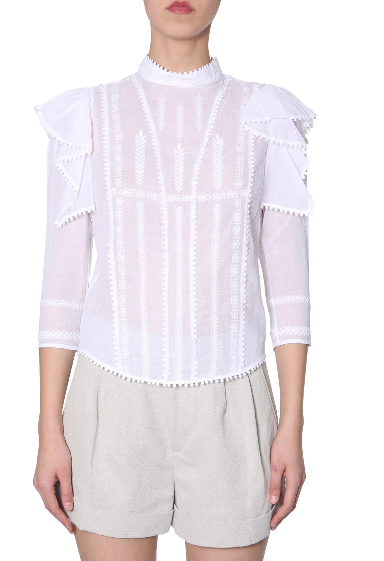 ISABEL MARANT ETOILE ANNY BLOUSE, SMALL