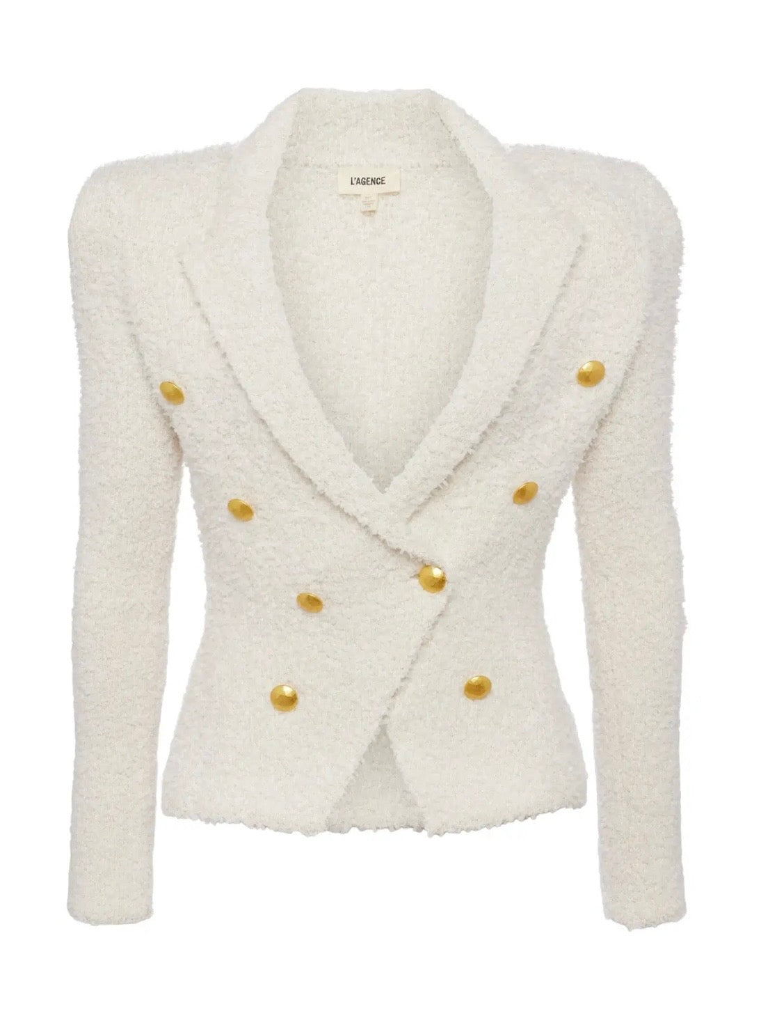 L'AGENCE Bethany Knit Blazer, XSMALL