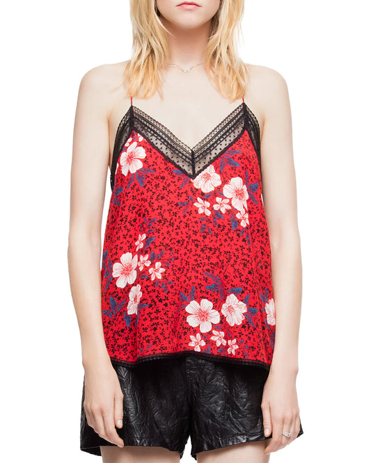 Zadig & Voltaire
Christy Pensee Silk Camisole Top, SMALL