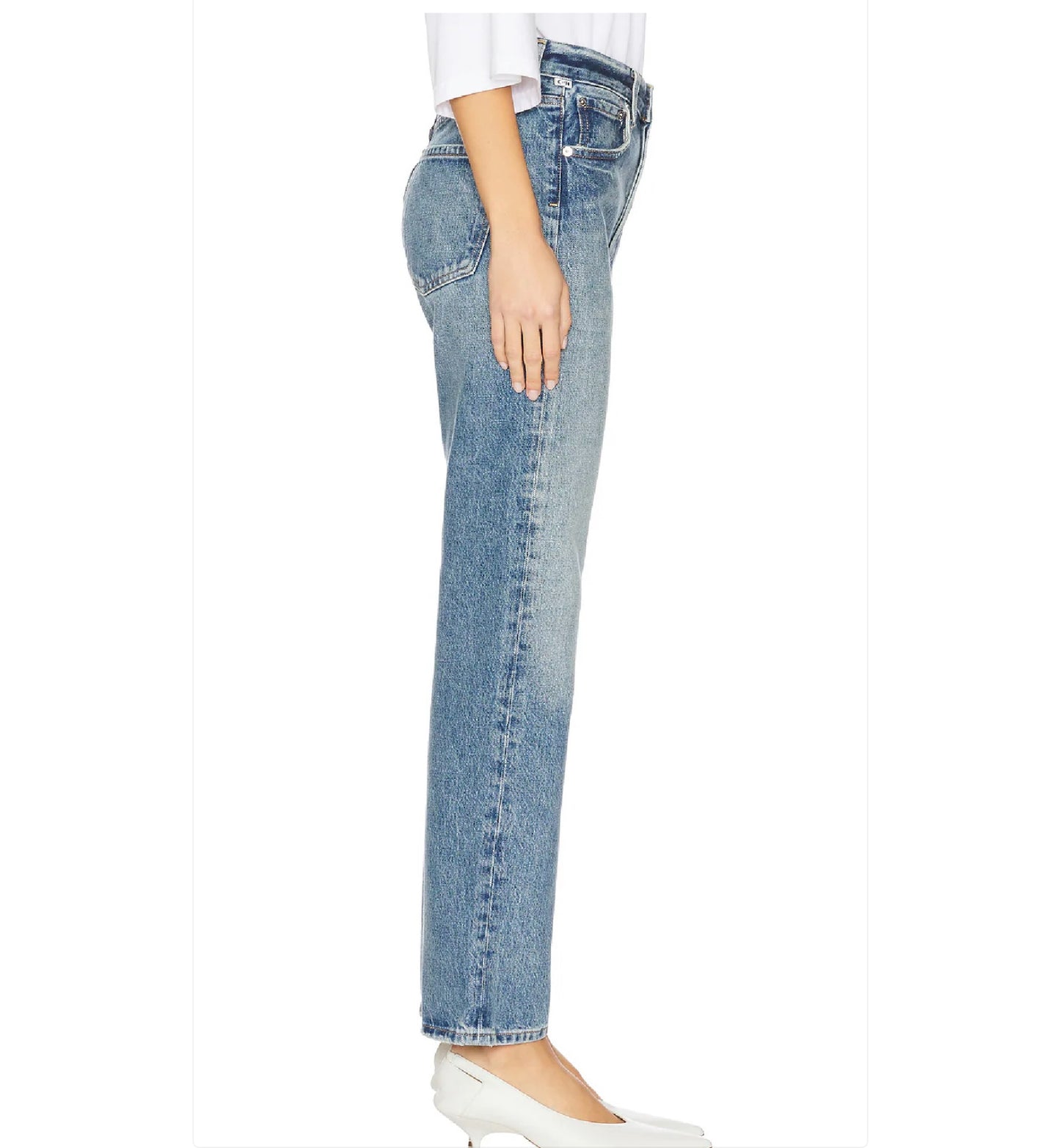 Citizens of Humanity Blaine High Rise Straight Jeans, Size 24