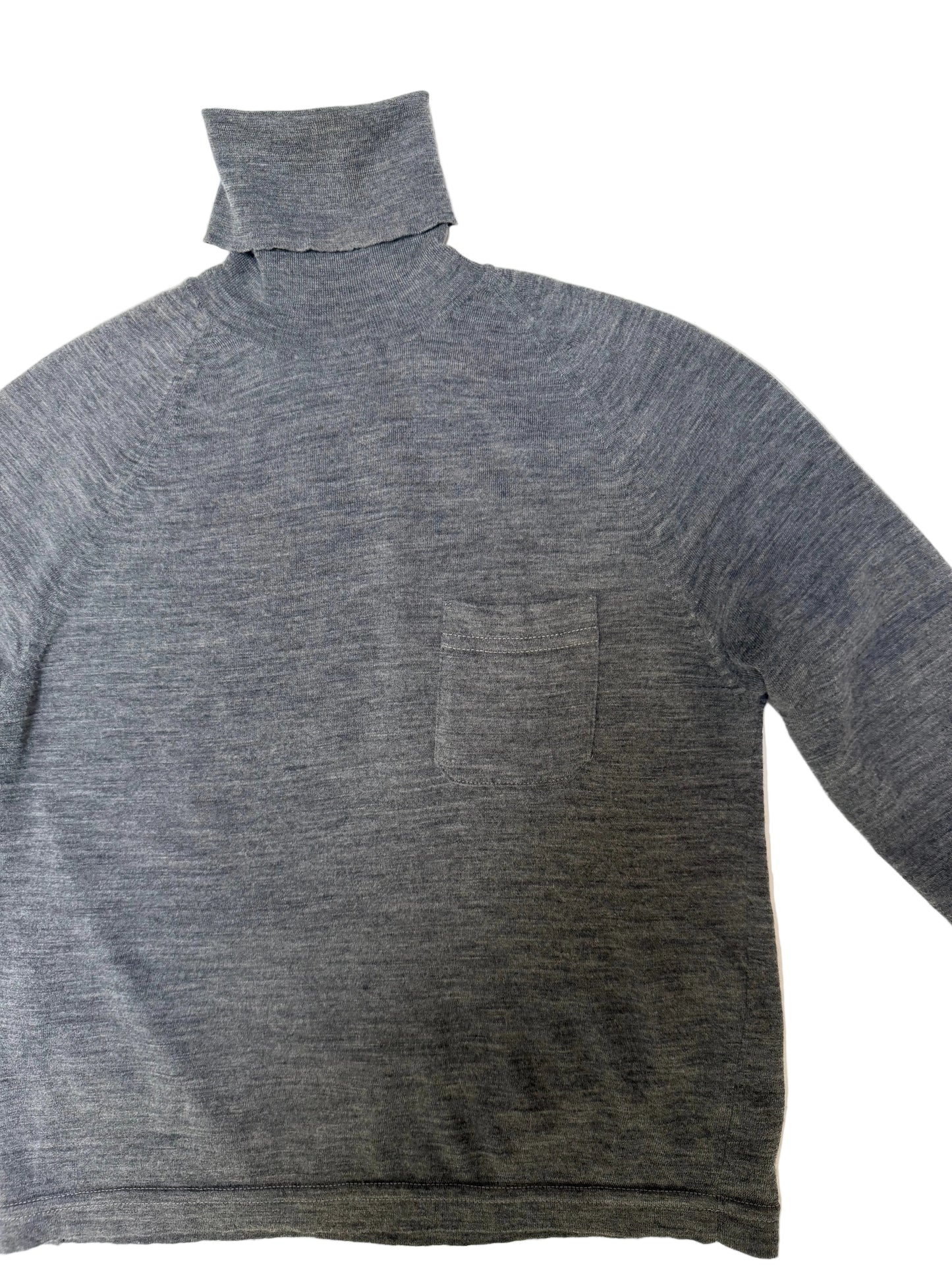 Prada Virgin Wool Turtleneck Sweater﻿﻿, Size 40
