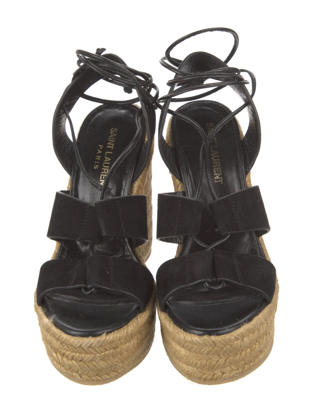 Saint Laurent Suede Braided Accents Espadrilles
Size: 6 | IT 36