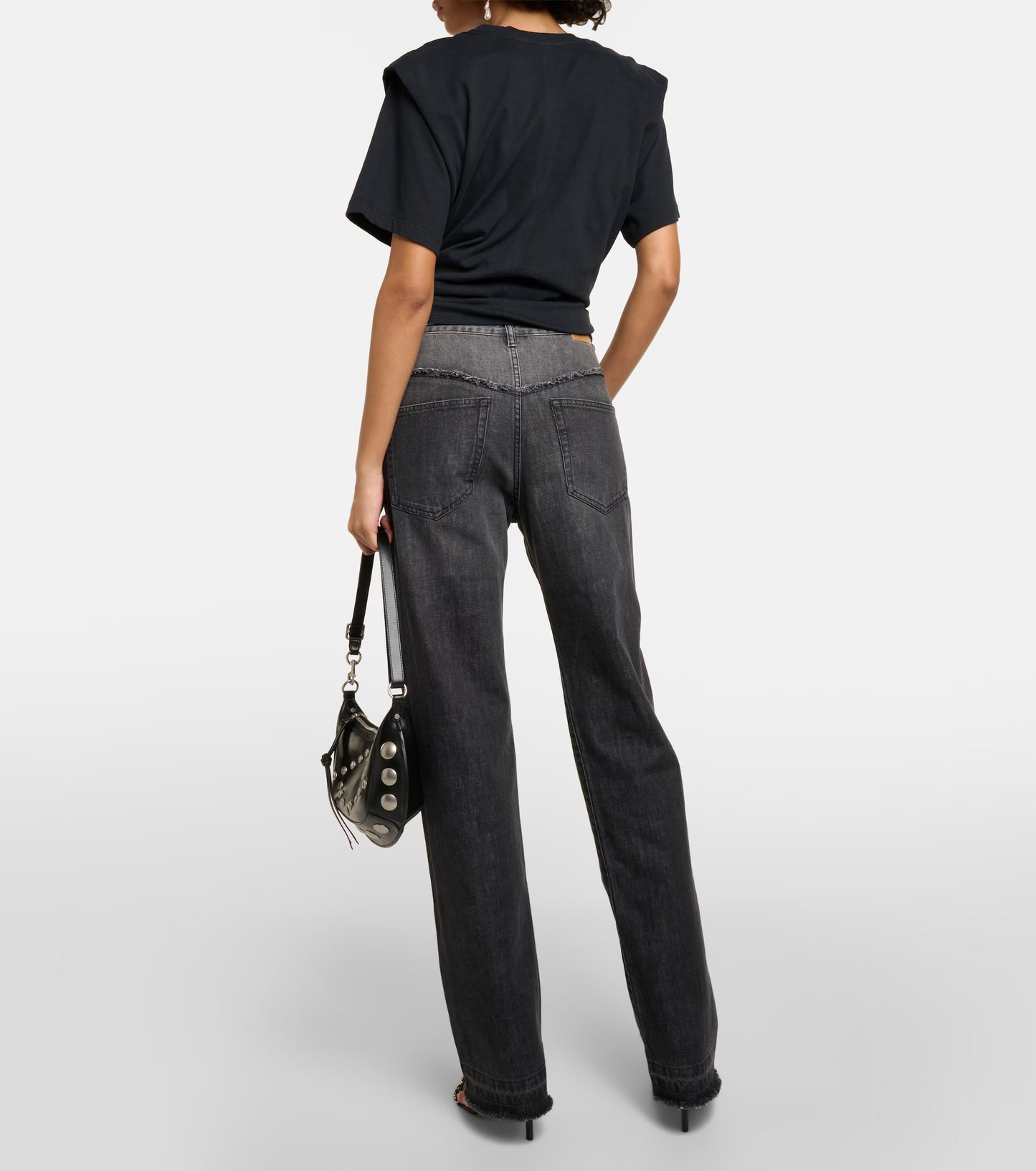 ISABEL MARANT
Zelikia gathered cotton crop top, SMALL