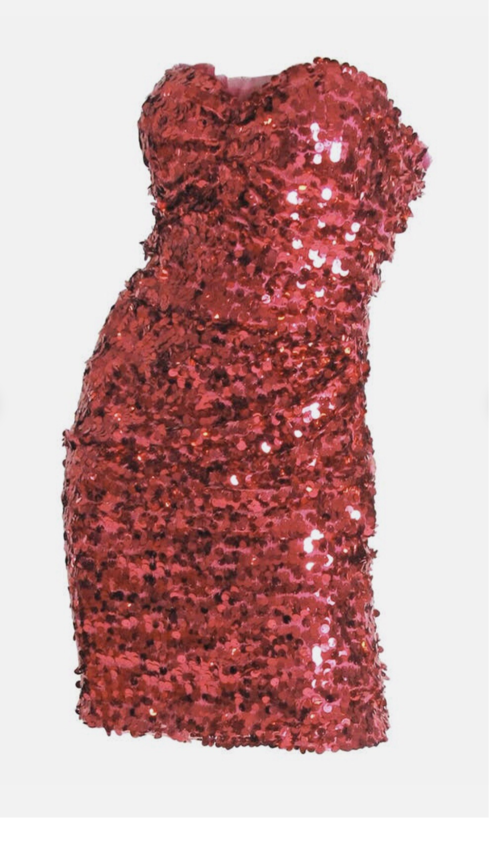 Dolce & Gabbana strapless bustiers sequin dress, SIZE 42
