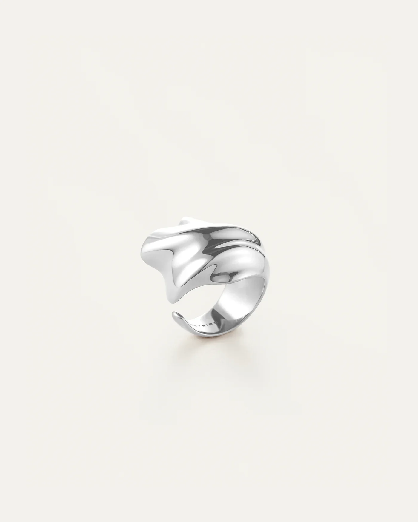 JENNY BIRD SILVER LYDIA RING, SIZE 6