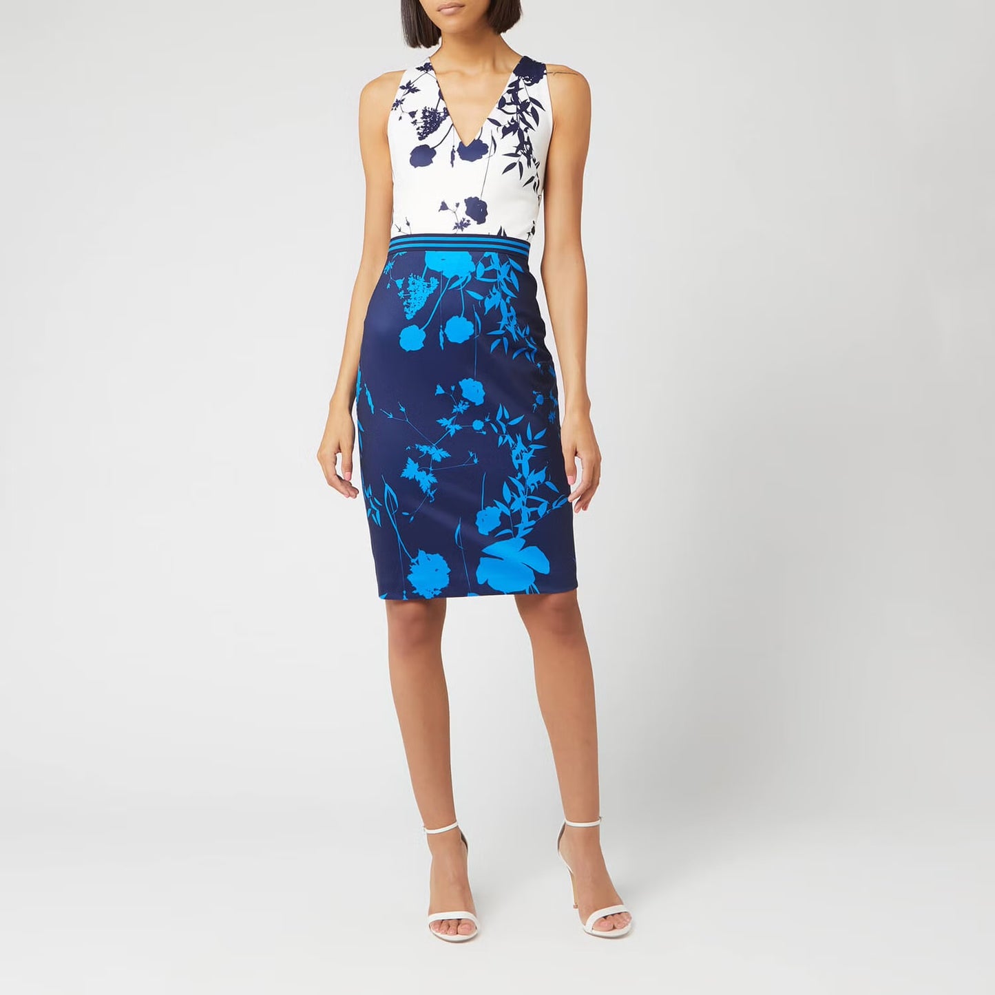 Ted Baker Tilliai Bluebell Bodycon Dress - Dark Blue, Medium