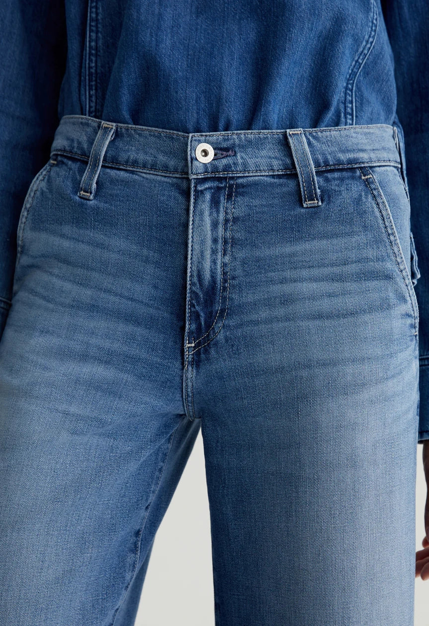 AG JEANS Stella Low Slung Palazzo, SIZE 25