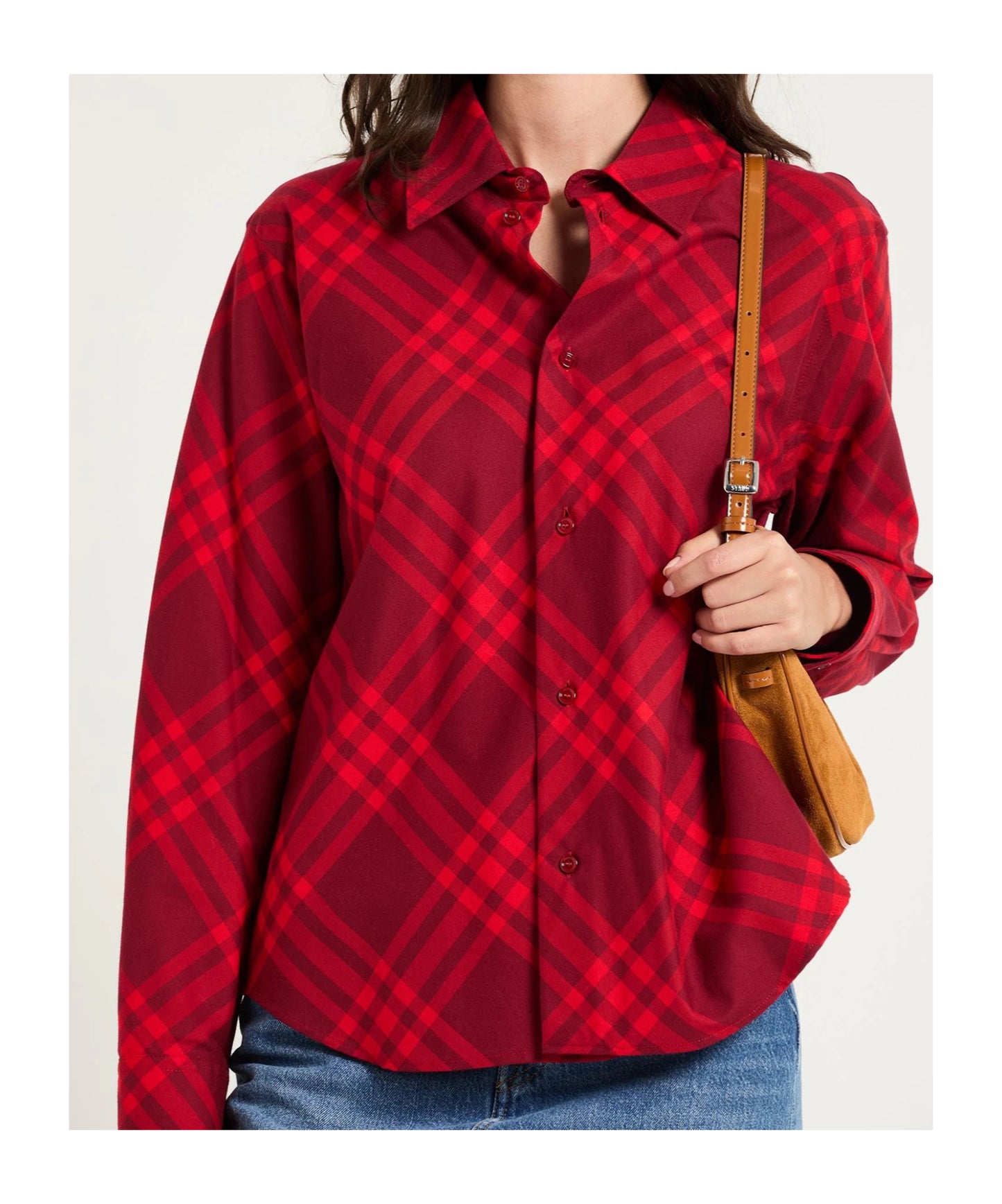 Burberry plaid shirt, SIZE 2