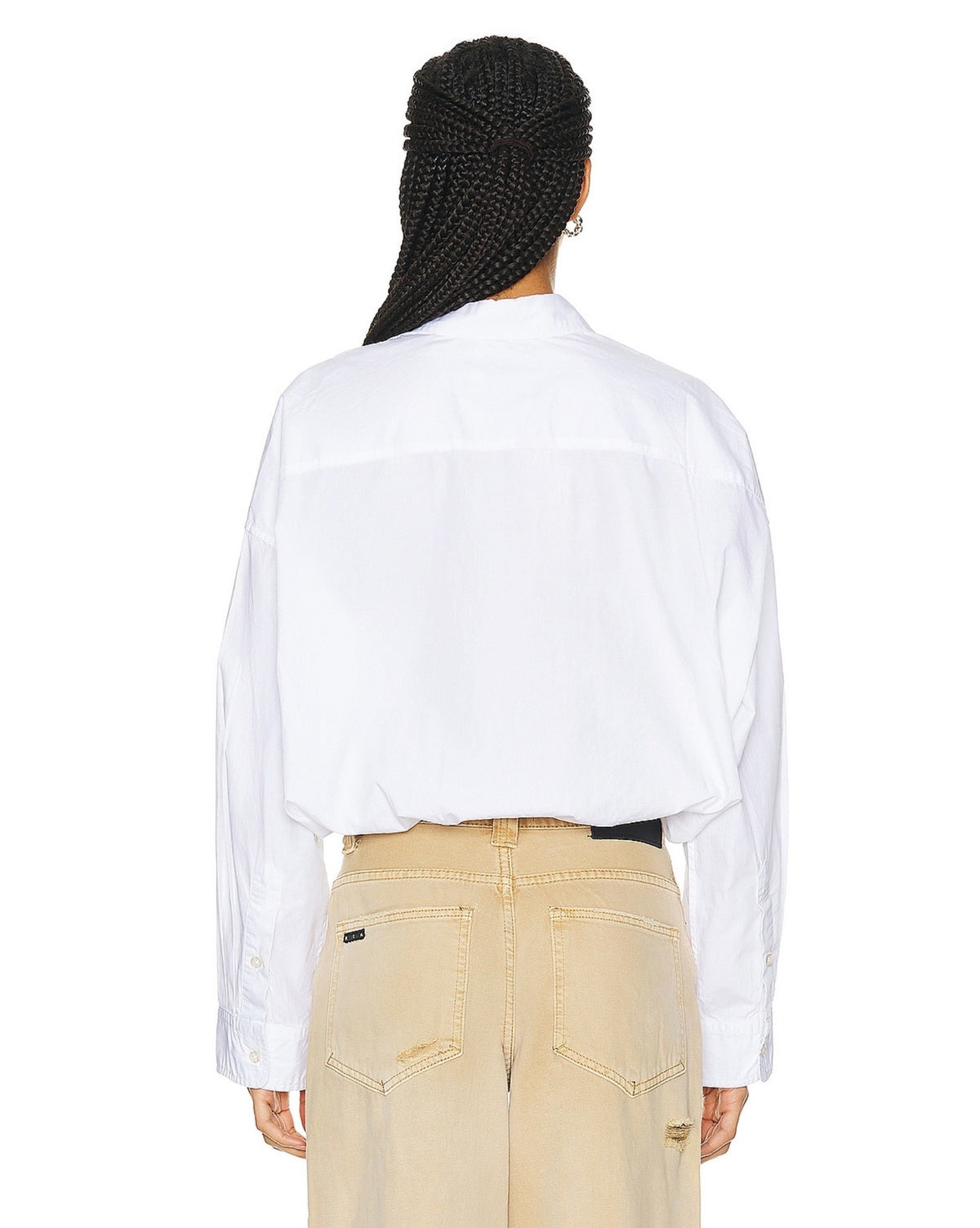 R13 Crossover Bubble Shirt, XSMALL