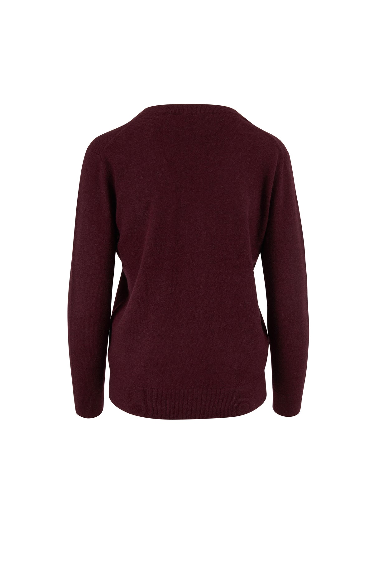 VINCE Plum Cashmere Weekend Sweater, Medium