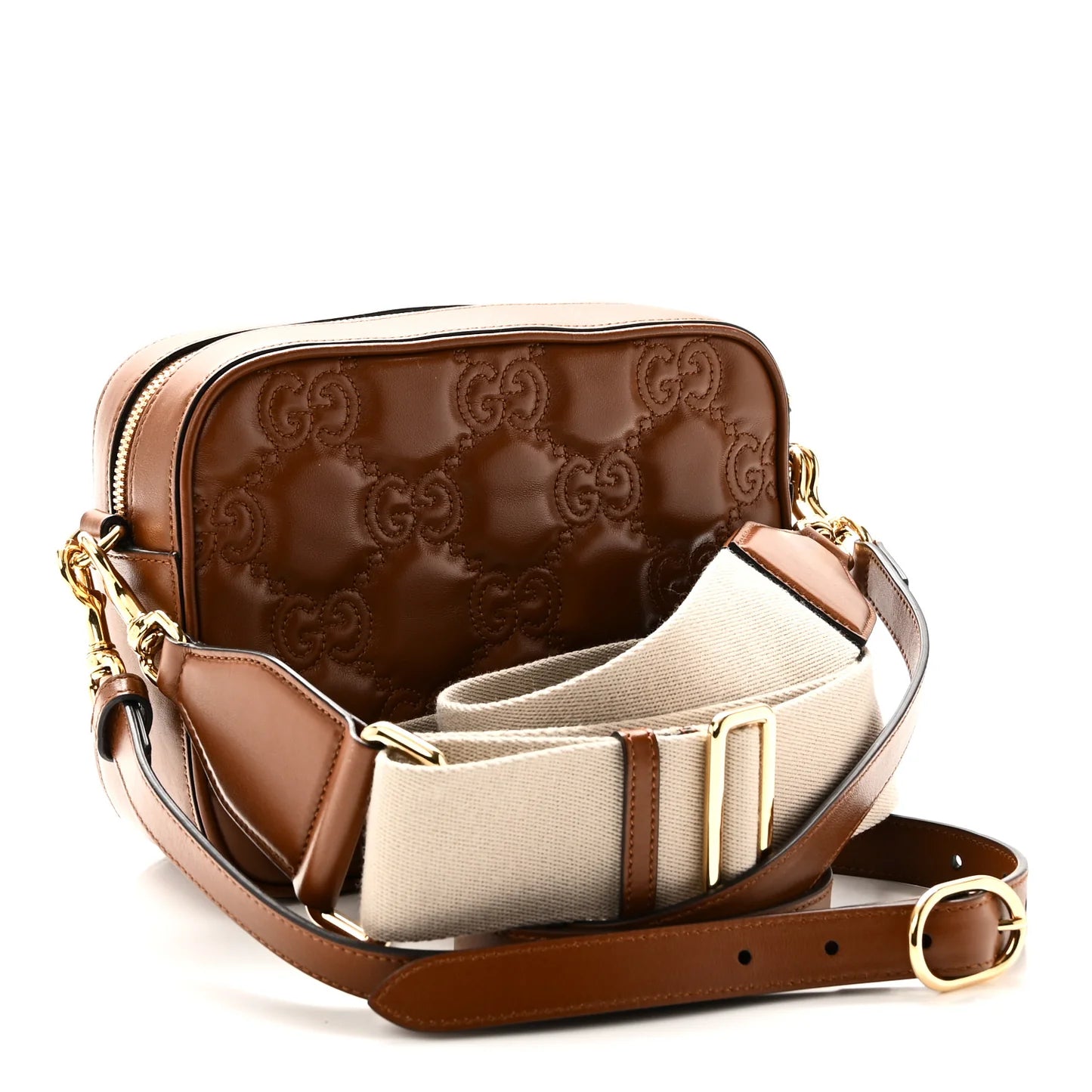 Gucci 2023 GG Matelassé Small Camera Crossbody