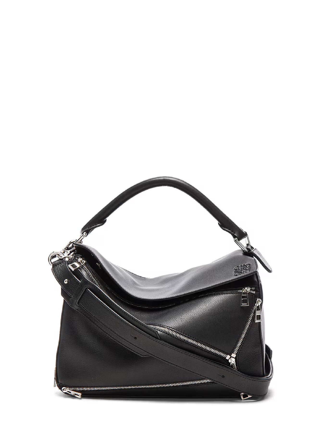 LOEWE Puzzle ZIPS Bag Black