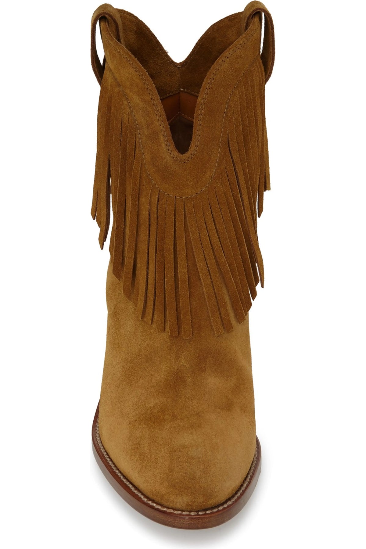 Saint Laurent New Western' Fringe Boot, SIZE 6