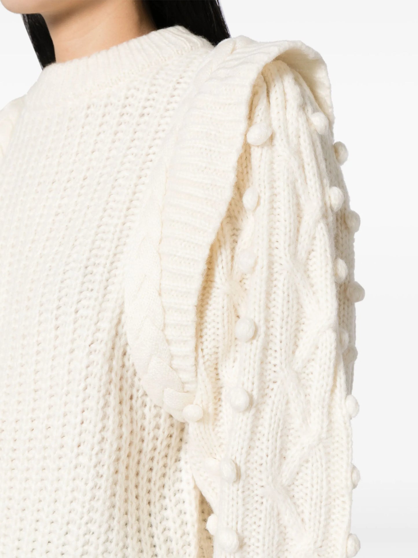 FARM Rio
braided-detail chunky-knit Sweater, XSMALL