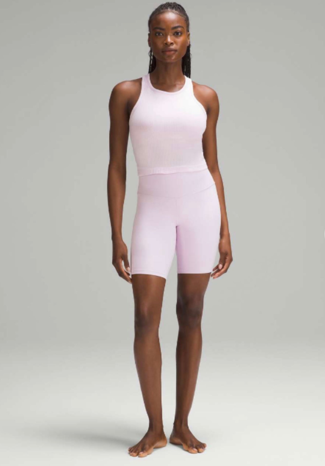 Lululemon Ebb to Street Cropped Racerback Tank Top
Light Support, B/C cup