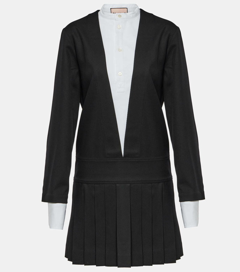 Plan C WOOL & Cotton shirt dress, Medium ￼