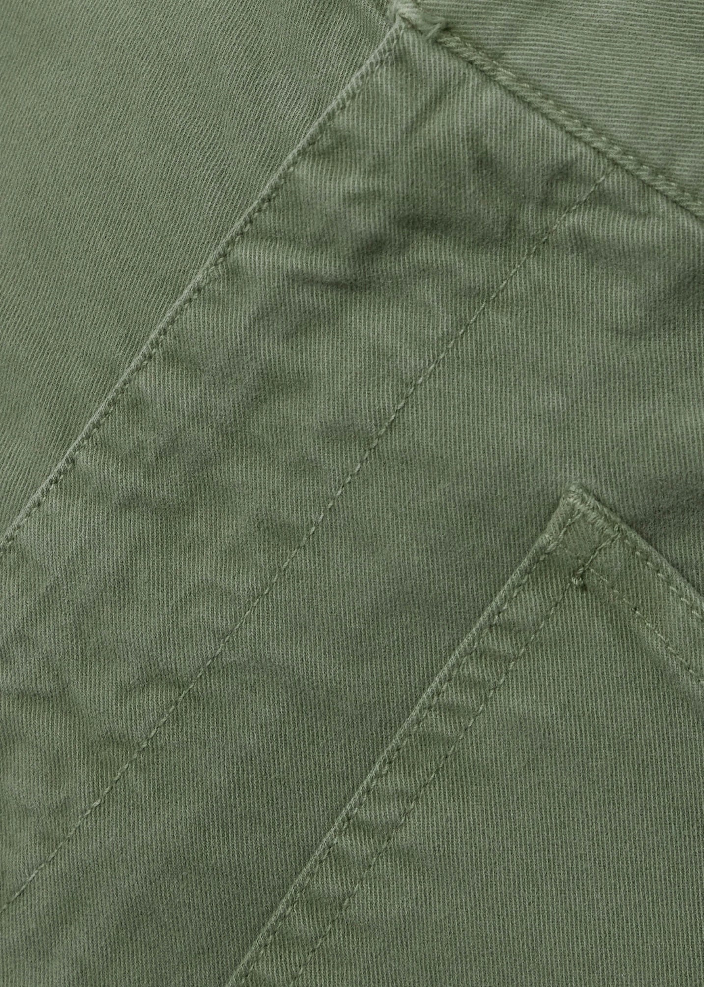 Nili Lotan Shon cotton-blend twill barrel-leg pants Green Pants, SIZE 0 (FITS OVERSIZED)  Size 28