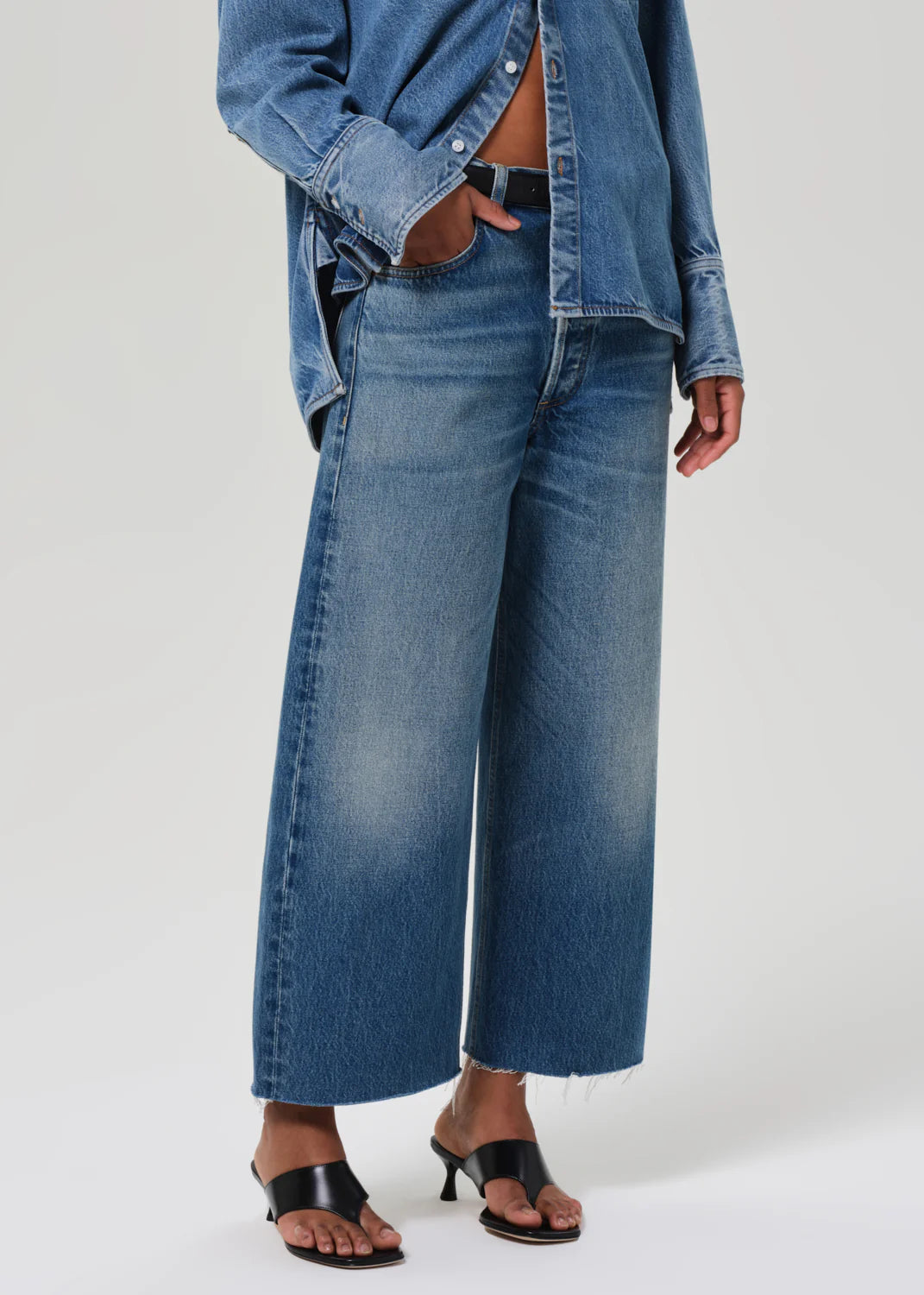 Citizens of humanity AYLA Raw Hem Jeans, Size 24