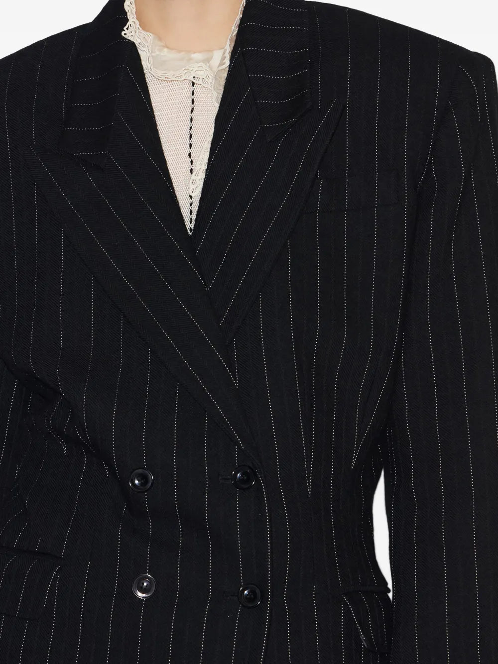 Runway ISABEL MARANT
Maia belted tennis stripe suit jacket, Size 34