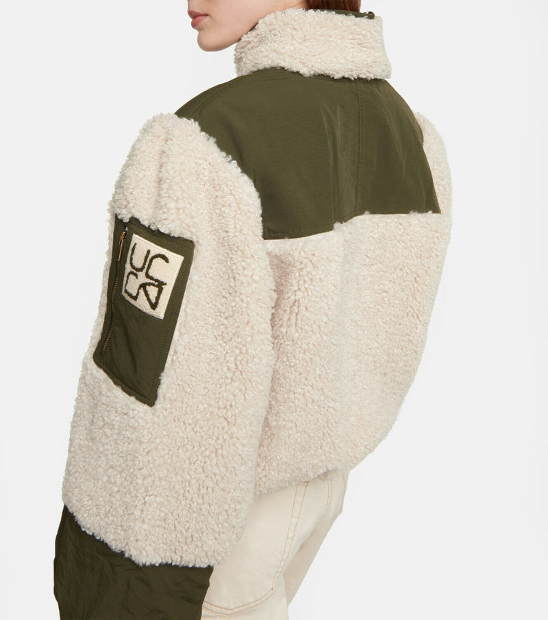 Ulla Johnson Aitana teddy fleece jacket, Medium