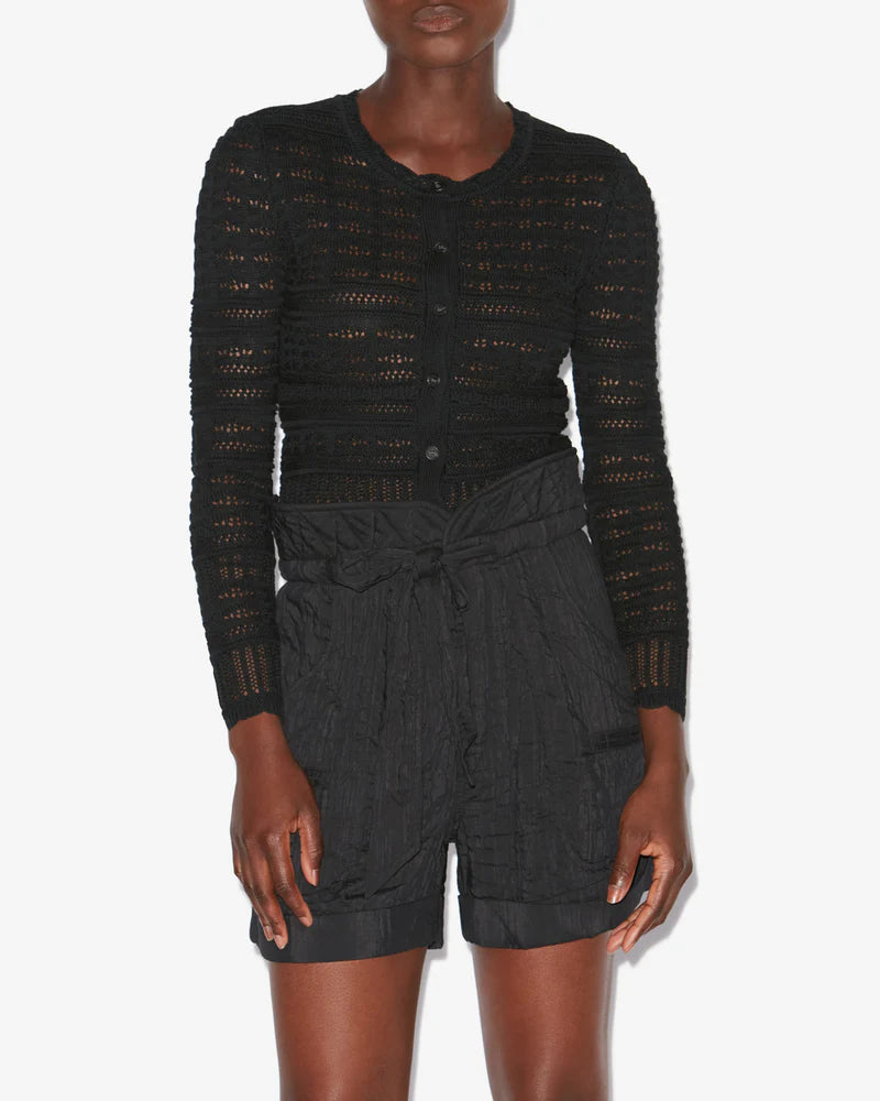 Isabel Marant AJALINE CARDIGAN
ajaline short openwork knit cardigan, Size 36