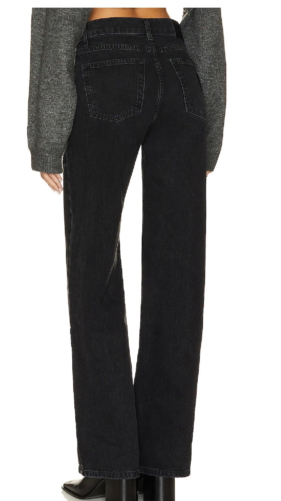 ANINE BING Hugh Jeans, Size 24￼