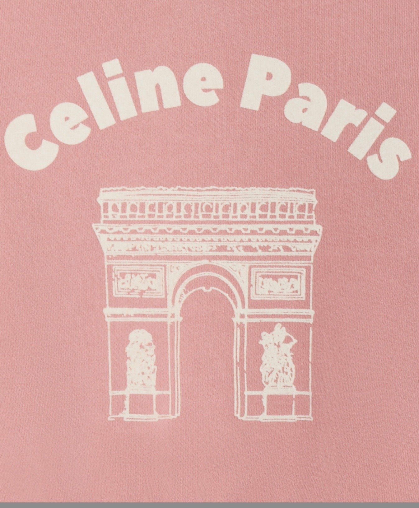 CELINE arc de triomphe sweatshirt in cotton fleece, Medium