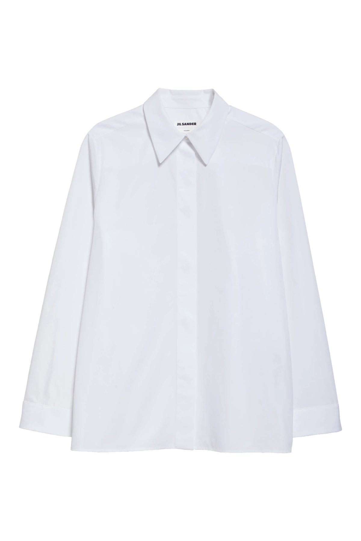 Jil Sander Monday Cotton Poplin Button-Up Shirt