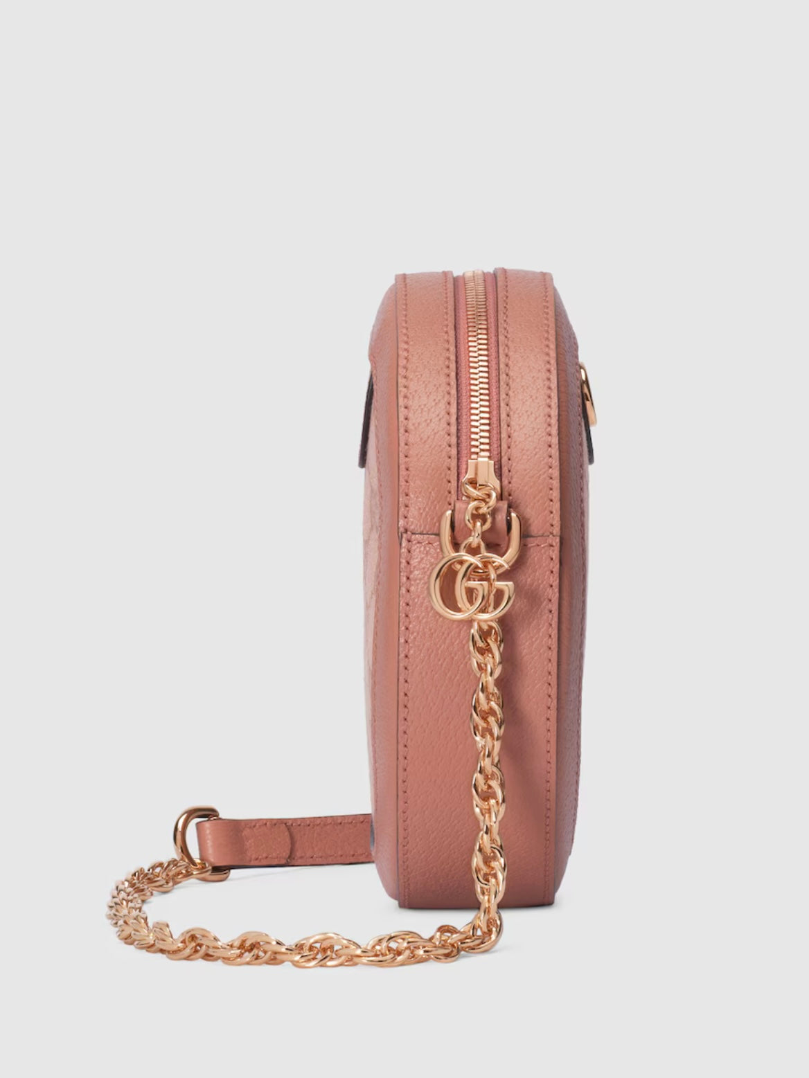 Gucci GG Canvas Mini Ophidia Round Crossbody Bag