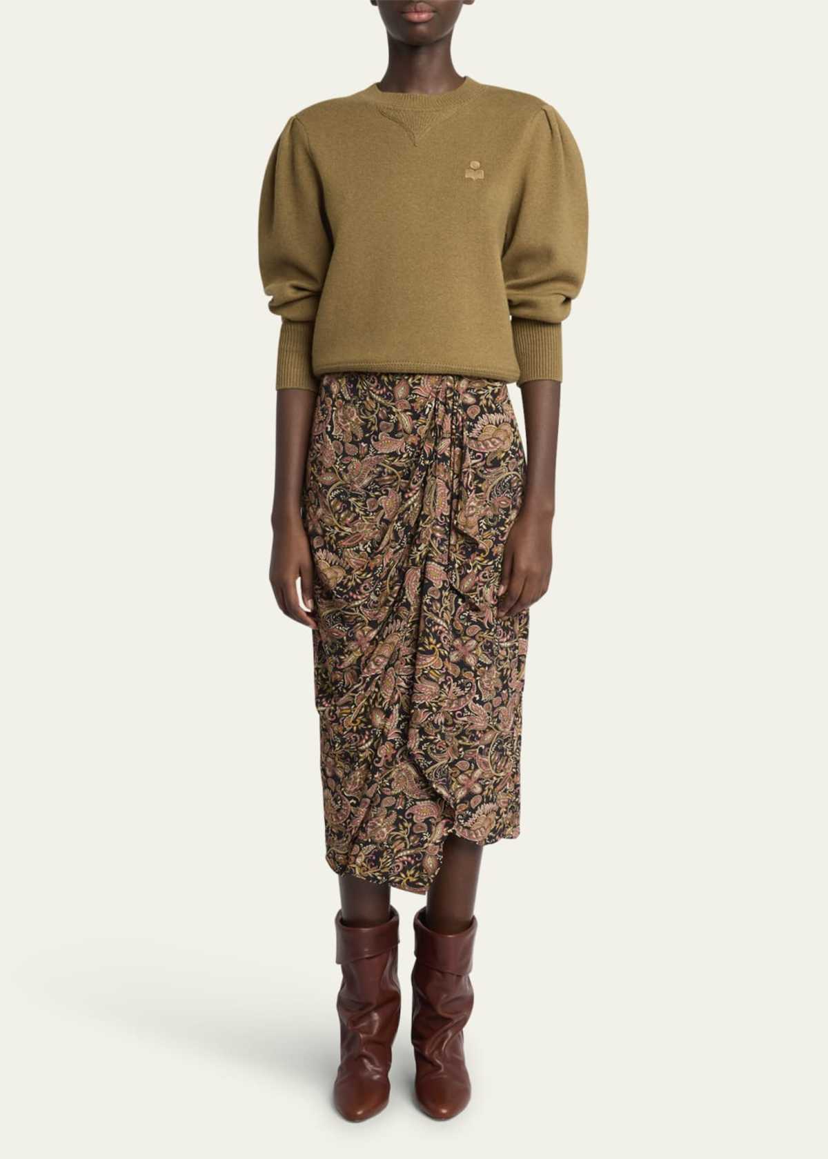 Isabel Marant Etoile Khaki Kelaya Sweater, XXSMALL