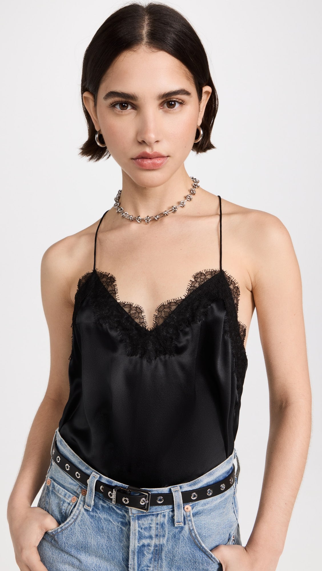 CAMI NY SILK RACERBACK CAMI, XSMALL