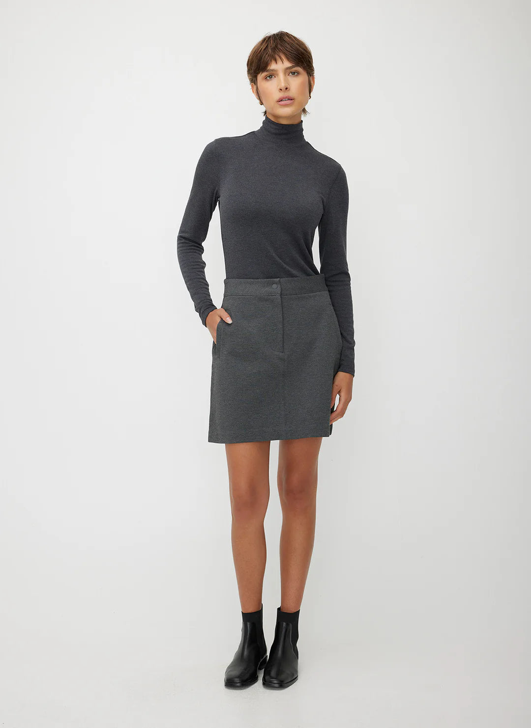 KIT & ACE Upgraded Brushed Turtleneck, Small