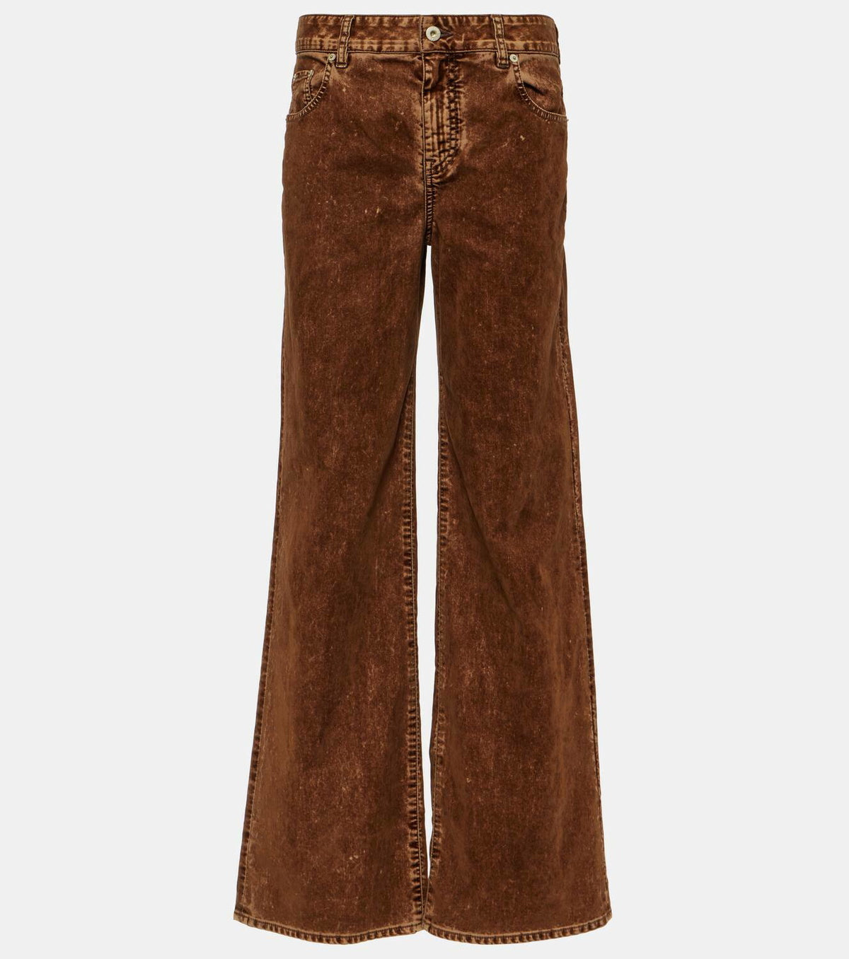 Loewe Mid-rise wide-leg jeans, Size 38