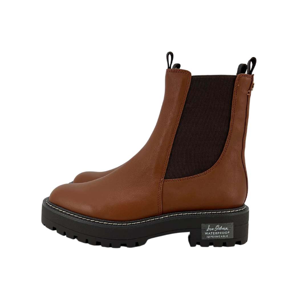 SAM EDELMAN WATERPROOF LAGUNA CHELSEA BOOT, SIZE 8 available in Brown or Black