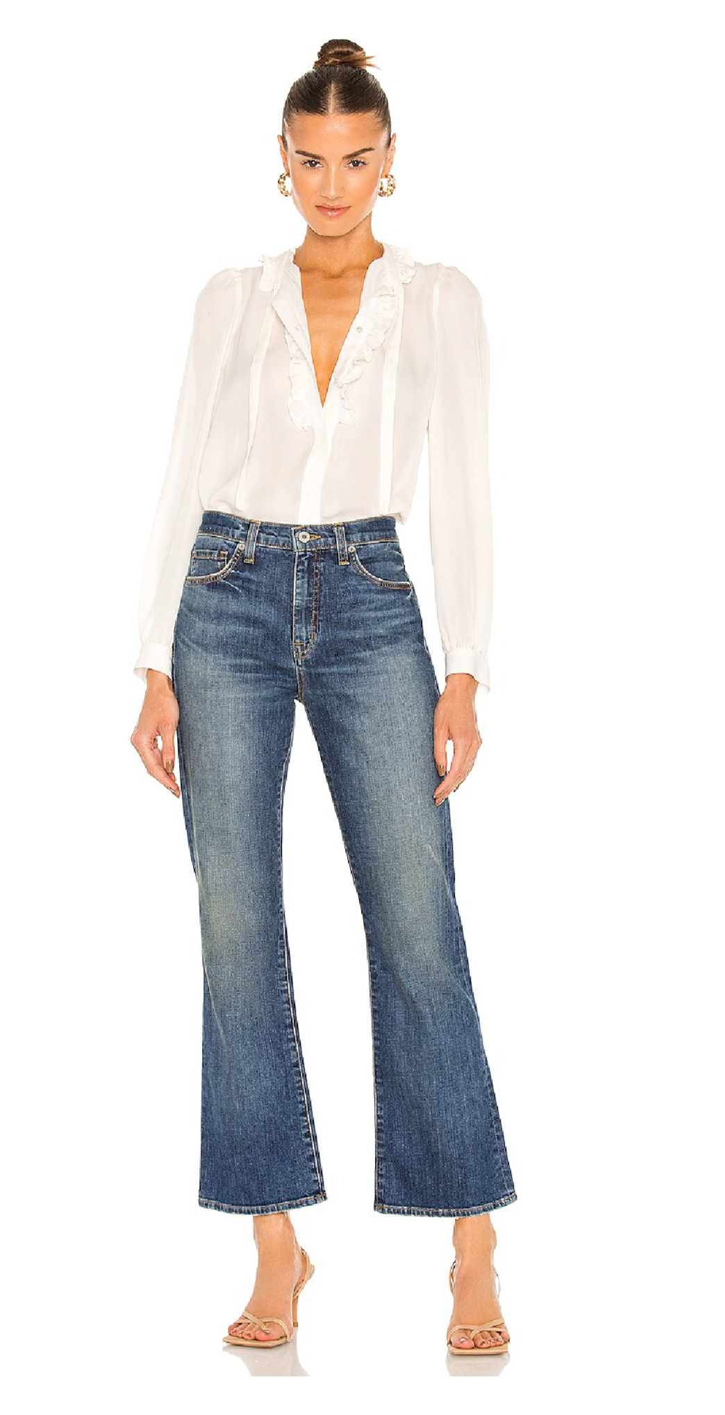 NILI LOTAN Boot Cut Jean, Classic Wash, Size 28