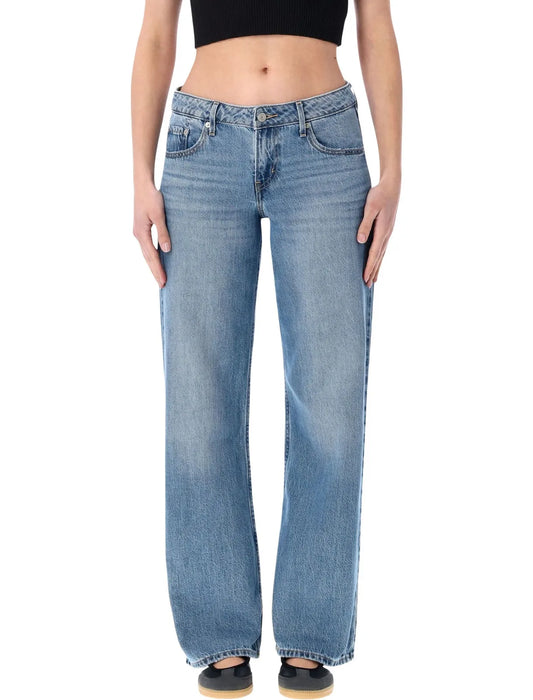 Levi's Low Loose Straight-Leg Jeans, Size 28
