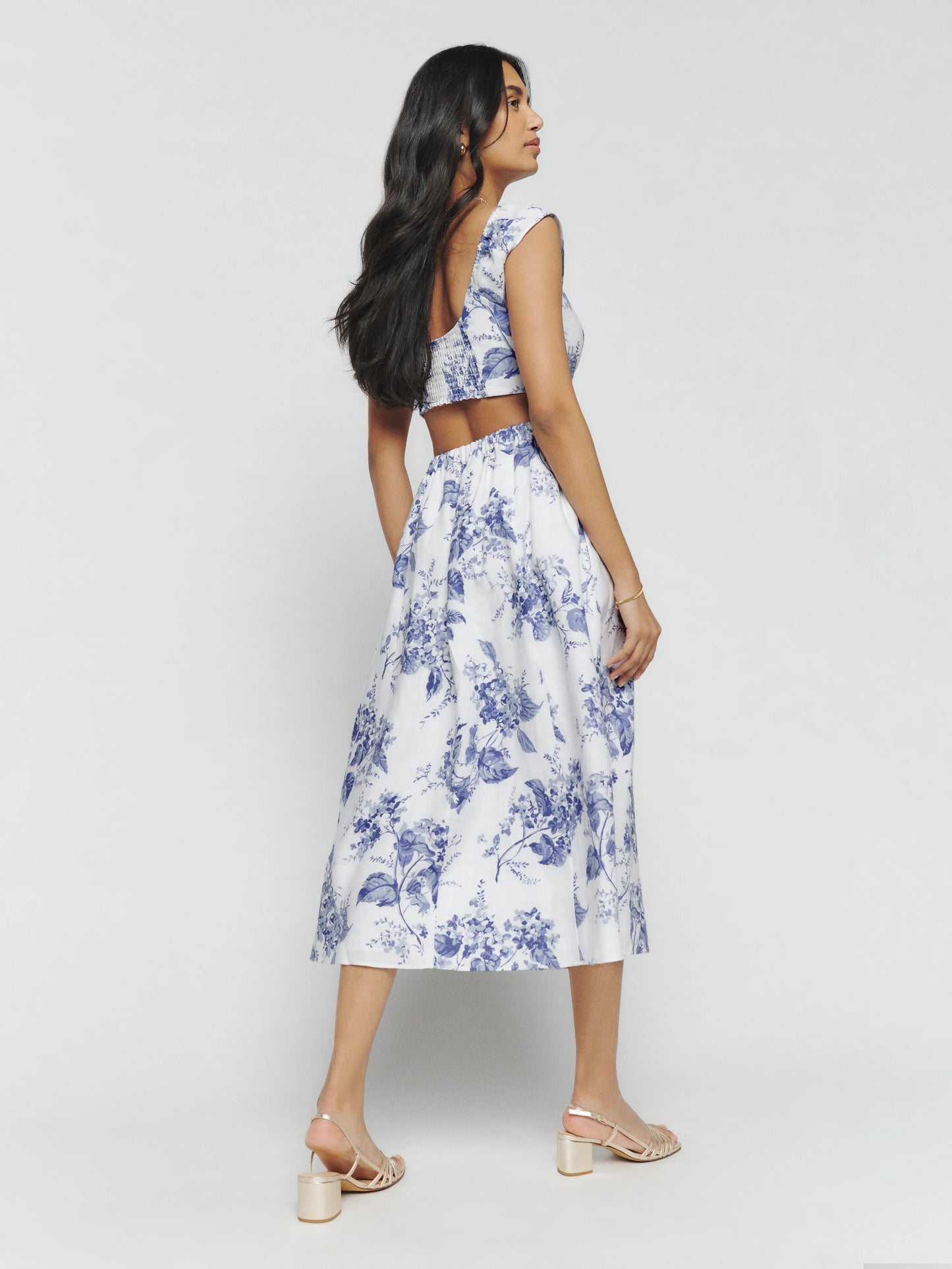 Reformation Tena Linen Two Piece, SIZE 2