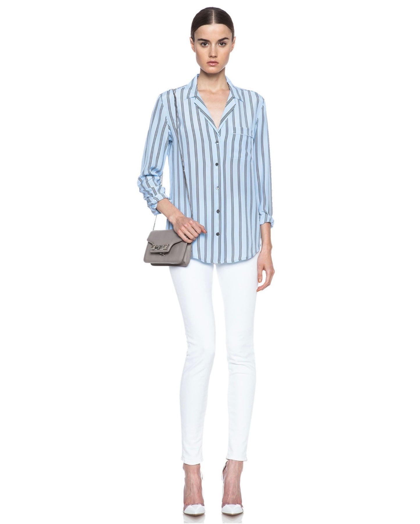 Equipment Keira Silk Blouse, Small￼