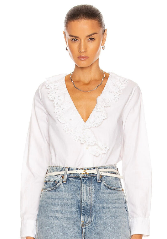 NILI LOTAN Everett Shirt, XSMALL