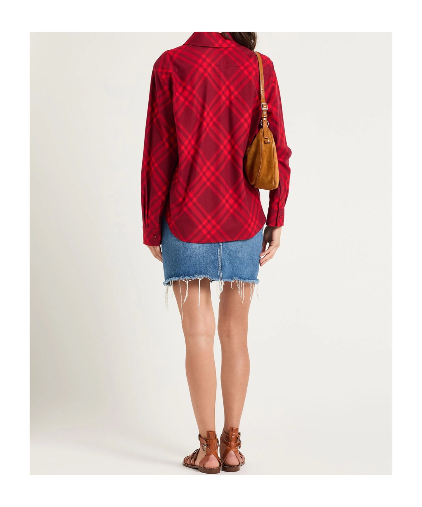 Burberry plaid shirt, SIZE 2
